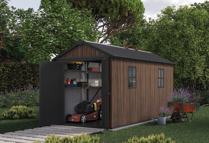 Signature Apex Shed 13x7.5ft - Rosewood