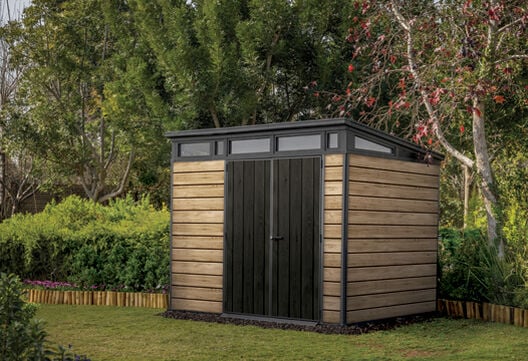 Signature Shed 9x7ft - Ashwood Brown