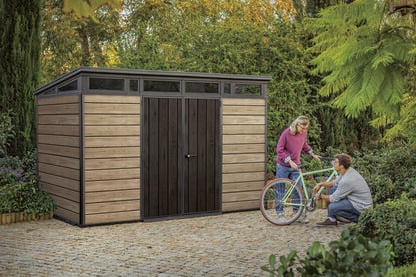 Signature Shed 11x7ft - Ashwood Brown