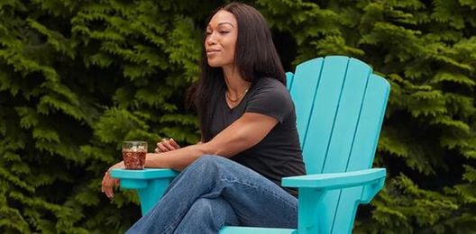 Kiawah Teal Outdoor Adirondack Chair - Keter US