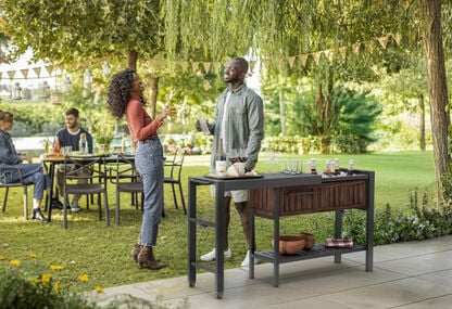 Extendable Party Table - Rosewood