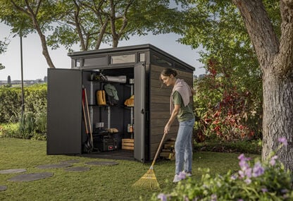 Signature Shed 7x7ft - Walnut Brown