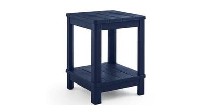 Deluxe Adirondack Two Tier Side Table - Blue - Keter US