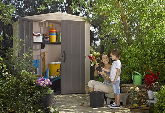 Factor Shed 6x6ft-Brown