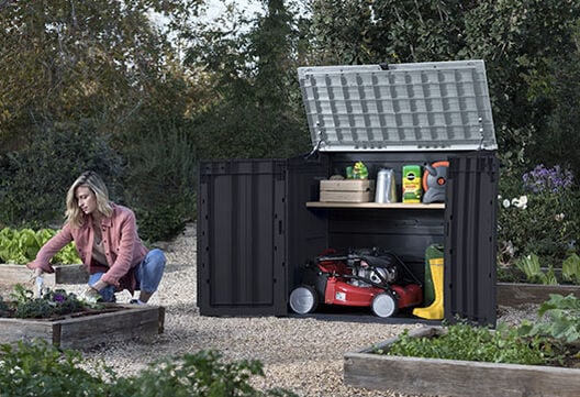 SIO Prime Graphite/ Grey Small Storage Shed - Keter