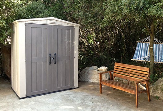 Factor 6x3 Storage Shed-Brown