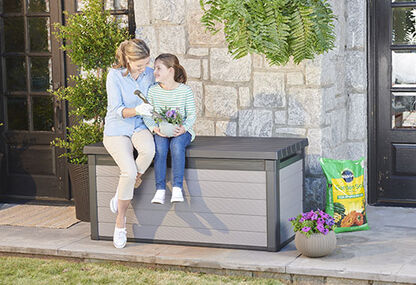 Premier Gray 150 Gallon Storage Deck Box - Keter US