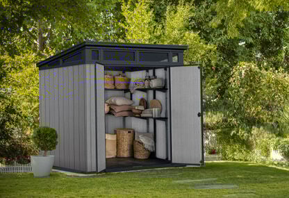 Artisan 2.0 Pent 7x7ft Shed - Grey - 
