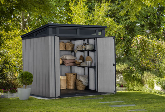 Artisan 2.0 Pent 7x7ft Shed - Grey - 