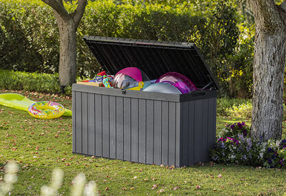 Darwin Grey 150 Gallon Storage Deck Box - Keter US