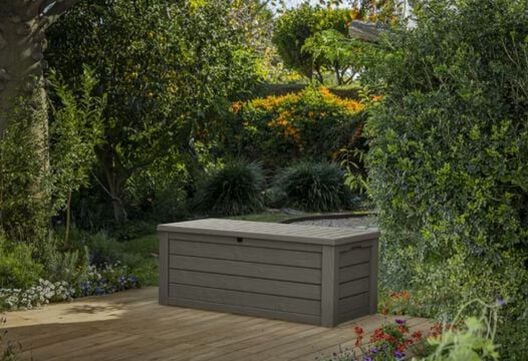 150 Gallon Outdoor Storage Box Westwood Taupe - Keter US