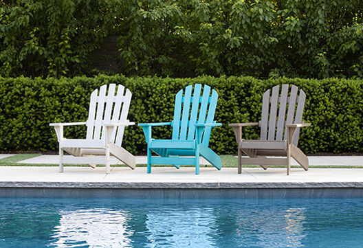 Premium Tahoe White Outdoor Adirondack Chair - Keter