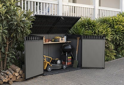 Buy Premier Jumbo Storage Shed in Grey - Keter Canada