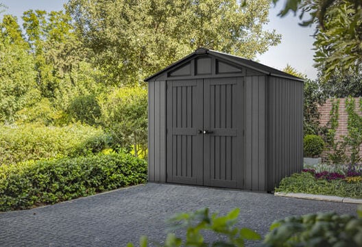 Stronghold 8x6ft Shed - Grey