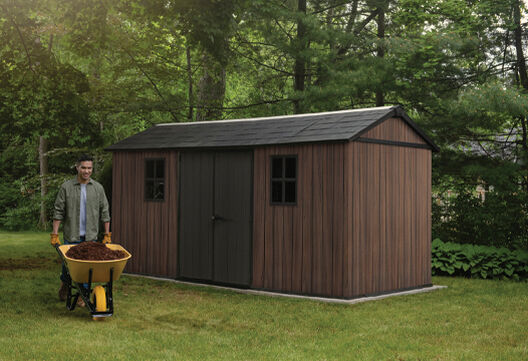Signature Apex Shed 7.5x15ft - Rosewood