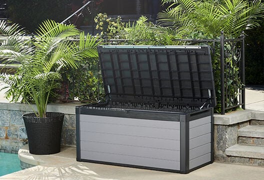 Premier Grey 150 Gallon Storage Deck Box - Keter