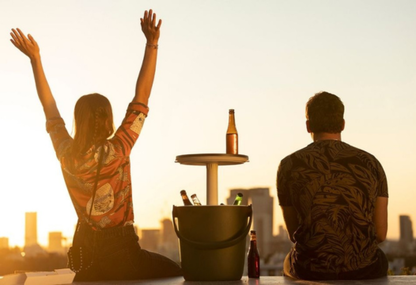 Dark Gray Portable Cooler Table - Keter US