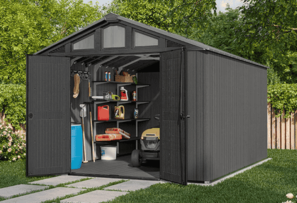 Buy Stronghold 10x15 Storage Shed in Graphite - Keter Canada