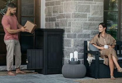 Buy Package Delivery Box in Brown - Keter Canada