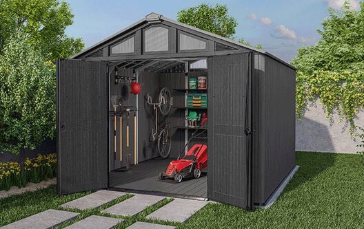 Buy Stronghold 10x11.5 Storage Shed in Graphite - Keter Canada