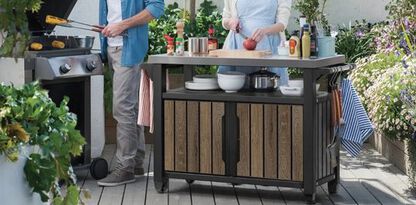 Chariot de cuisine d’extérieur Signature Unity XL – Brun – Keter CA