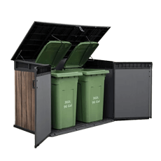 Cobertizos para cubos de basura