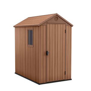 145.5 x 82 x 123cm Beige/Brown Keter Keter Store It Out Pro Outdoor Storage Shed 