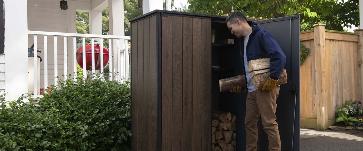 Vertical Storage Sheds
