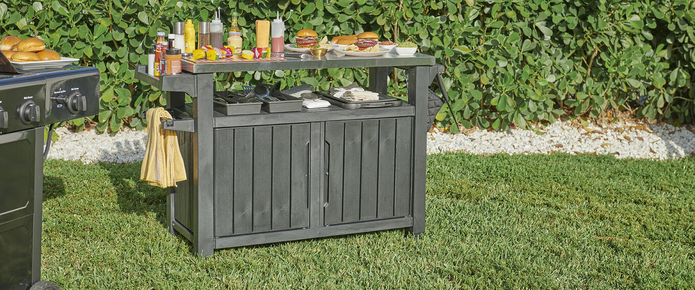 Outdoor Kitchen Carts & Portable Units Keter US