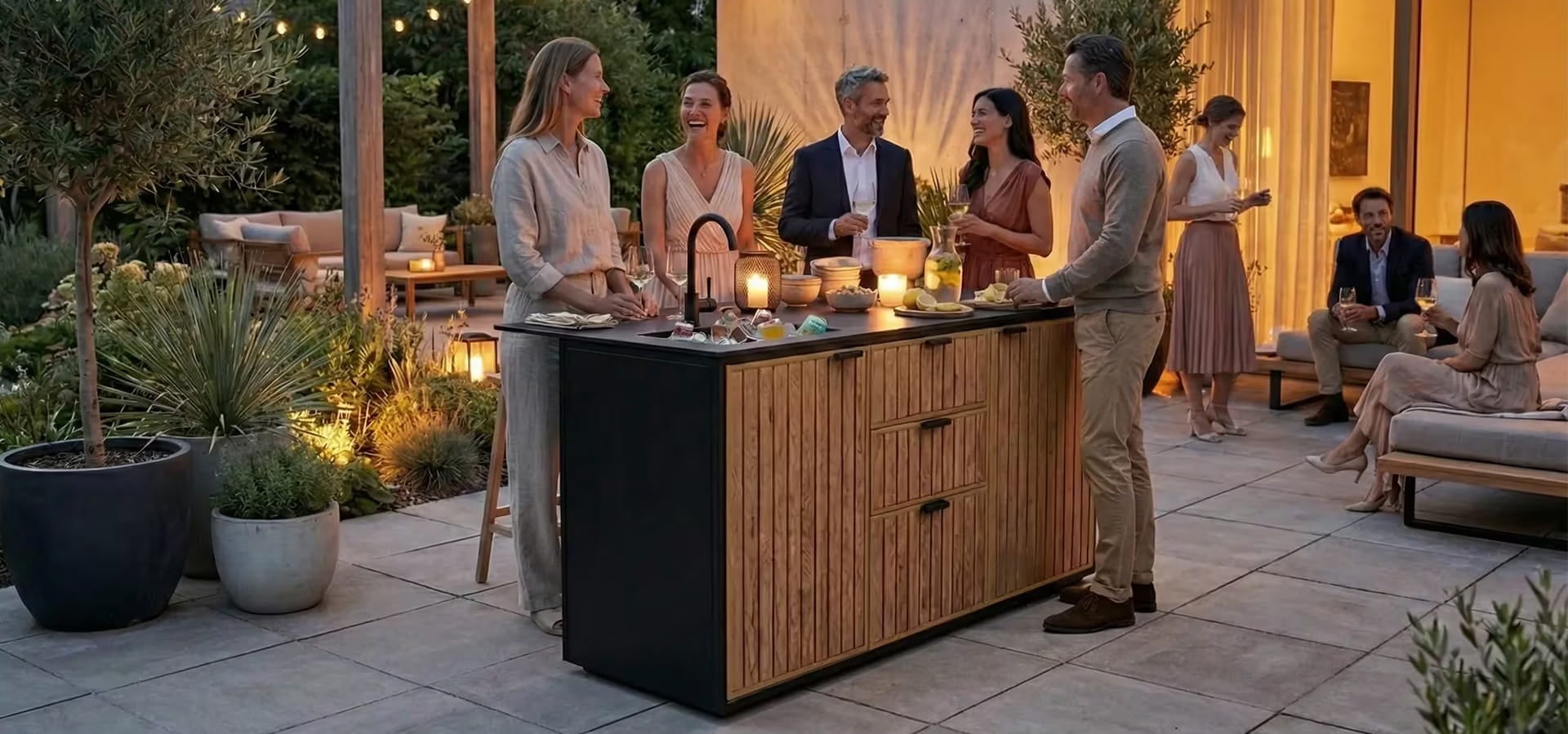 Muebles perfectos para tu cocina exterior
