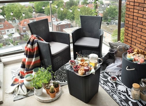 Conjunto de exterior para terraza Iowa de Keter