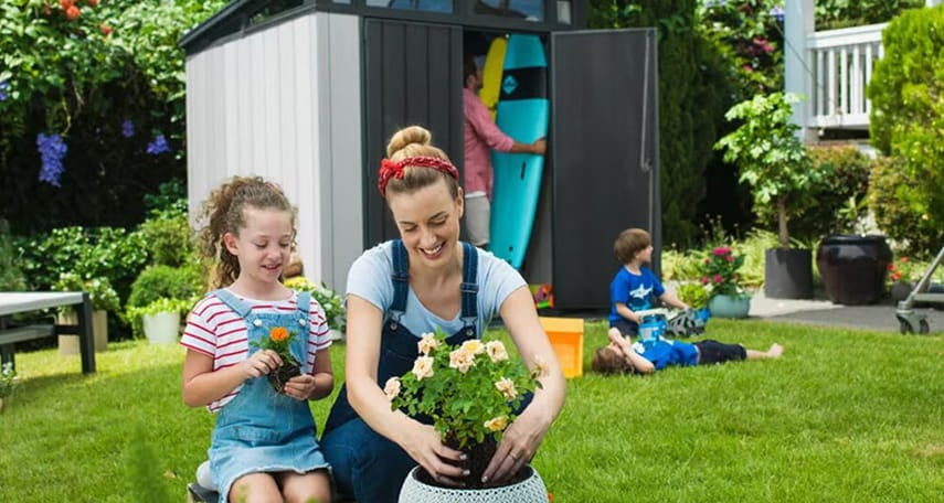 Ventajas de una caseta de jardín para niños