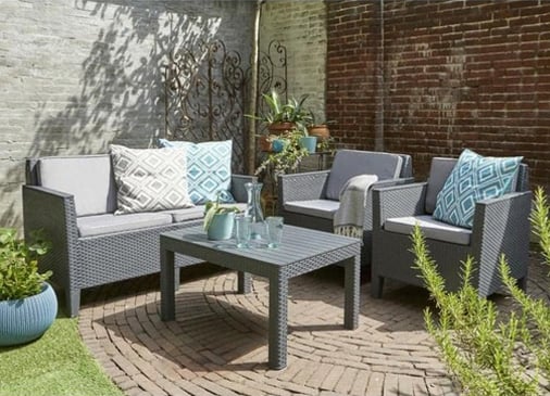 Conjunto de exterior para jardín Chicago de Keter