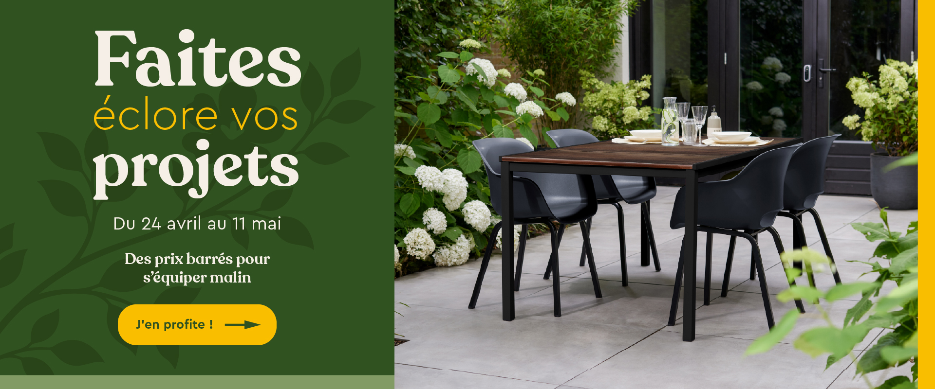 Chaises de jardin en promotion