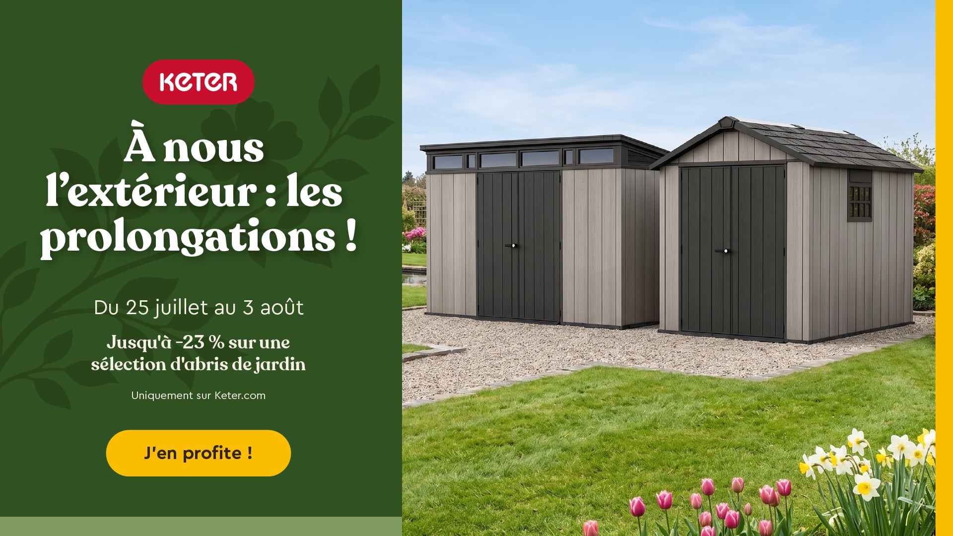 A nous l'ext&eacute;rieur : les prolongations 