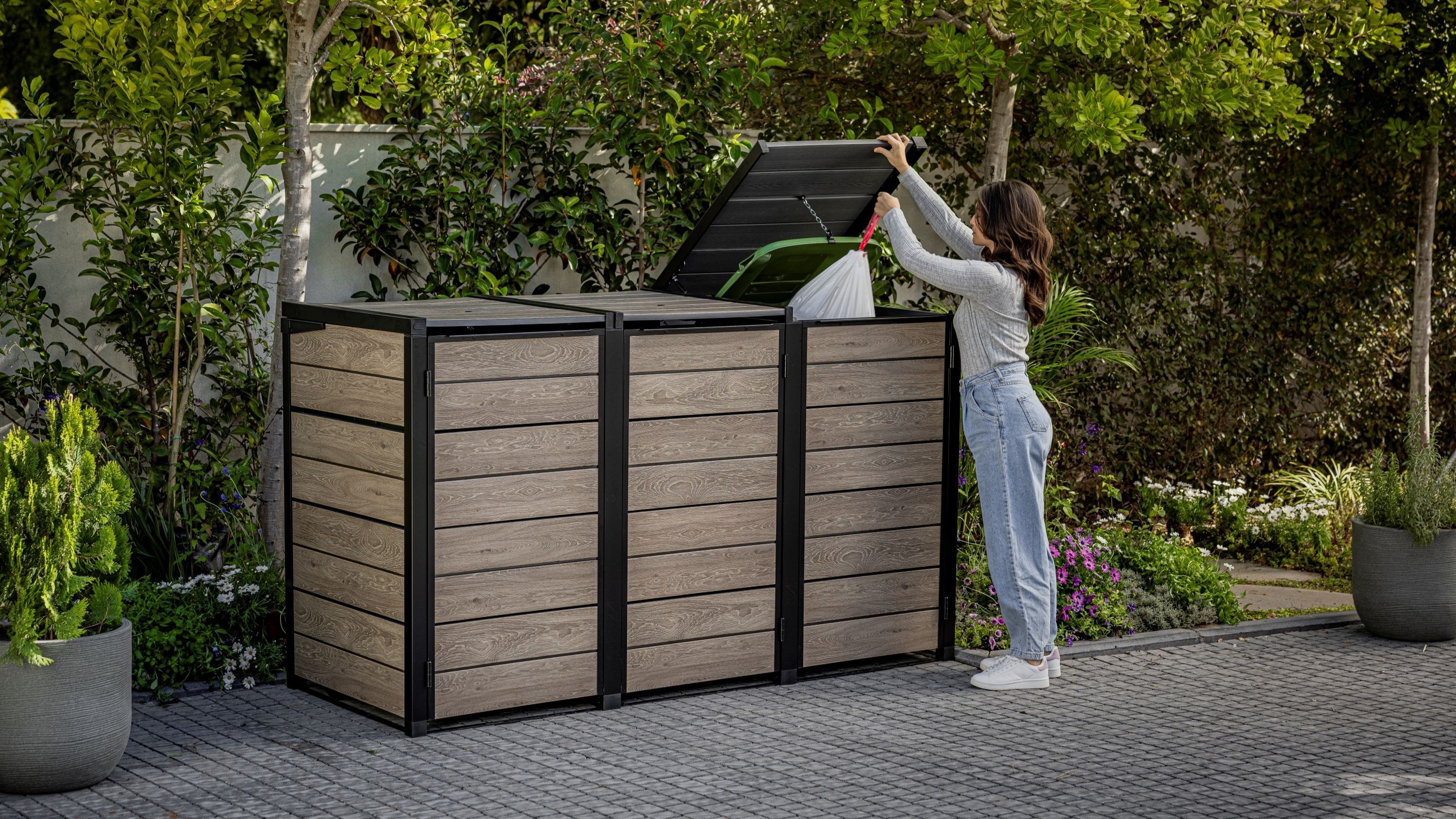 Containerberging in de tuin
